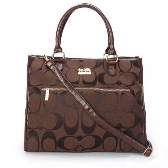 Coach In Signature Large Coffee Totes APF | Women